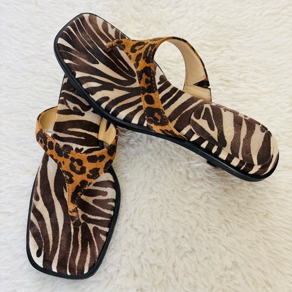 Vince Camuto Animal Print Women's Sandals size 7 M - Picture 8 of 11